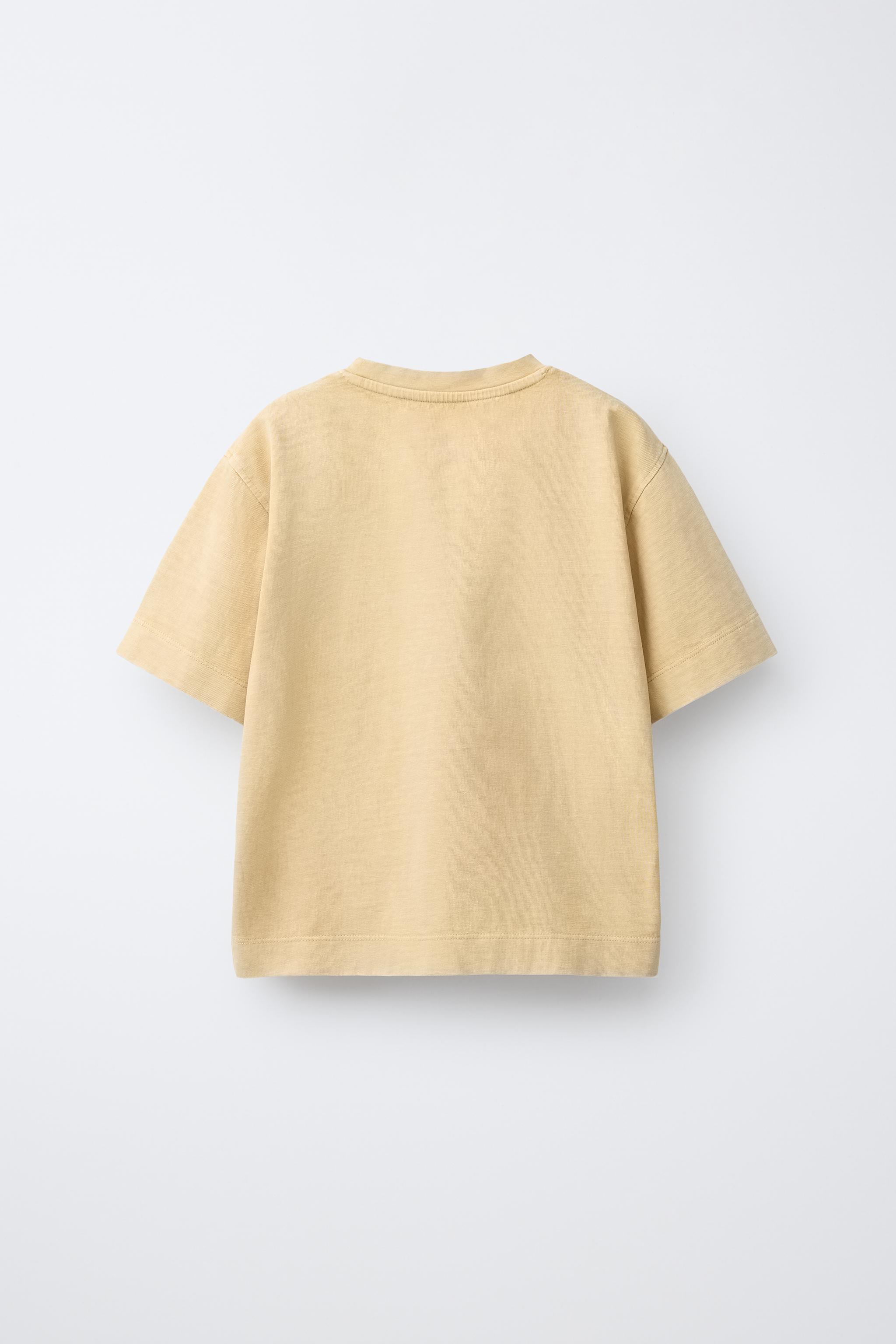 HEAVY WEIGHT WASHED EFFECT T-SHIRT
